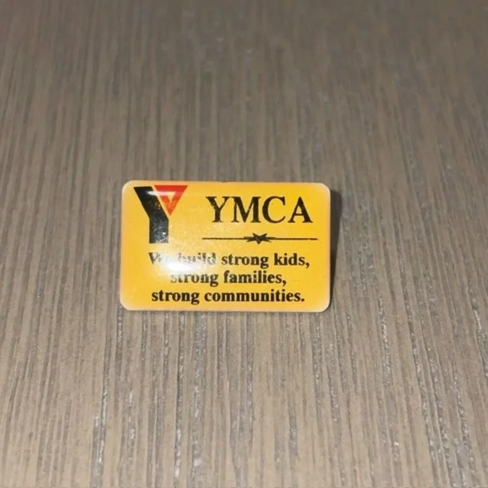 Vintage YMCA Build Strong Kids, Strong Families, Strong Communities Lapel Pin